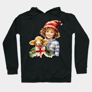 Carb with A Boy Celebrate Christmas Hoodie